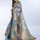 Abstract Print Erode Anmol Silk Saree