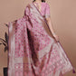 Golden Glow in Pink Banarasi
