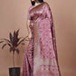 Golden Glow in Pink Banarasi