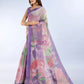 Pastel Floral Erode Anmol Silk Saree