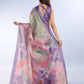 Pastel Floral Erode Anmol Silk Saree