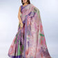 Pastel Floral Erode Anmol Silk Saree