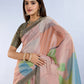 Subtle Pastel Geometric Erode Anmol Silk Saree