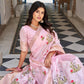 Pastel Pink Designer Digital Printed Saree