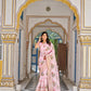 Pastel Pink Designer Digital Printed Saree